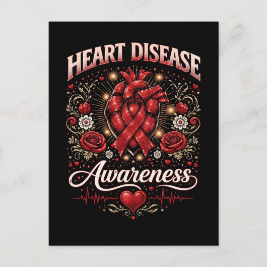 Heart Disease Awareness ポストカード (正面)