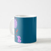 Heart Disease Awareness Faith Hope Fight Love Card コーヒーマグカップ (正面左)