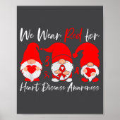 Heart Disease Awareness Gnome ポスター (正面)