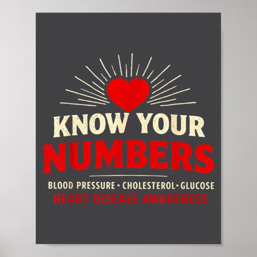 Heart Disease Awareness Go Red In February Health  ポスター (正面)