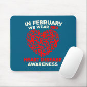 Heart Disease Awareness Go Red In February Health マウスパッド (マウス)