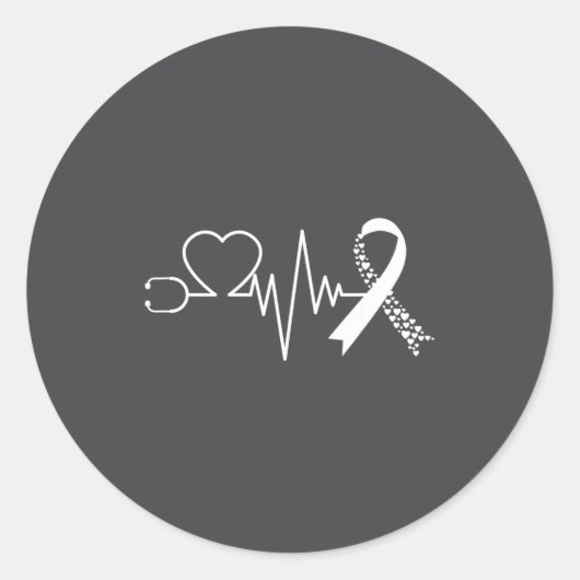 Heart Disease Awareness Go Red In February Health  ラウンドシール (正面)