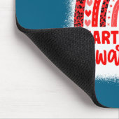 Heart Disease Awareness Heart Month Rainbow Heart  マウスパッド (コーナー)