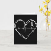 Heart Disease Awareness Heartbeat Chd Wear Red Hea カード (黄色い花)