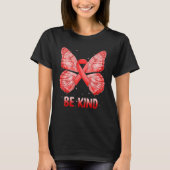 Heart Disease Awareness Kindness Butterfly Ribbon  Tシャツ (正面)