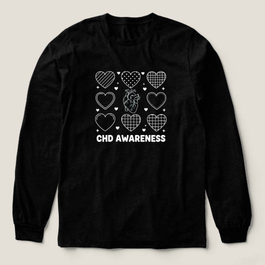 Heart Disease Awareness Month February トライブレンドＴシャツ (デザイン正面)