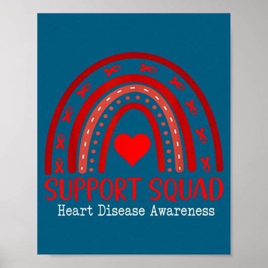 Heart Disease Awareness Month Open Heart Diseases  ポスター (正面)