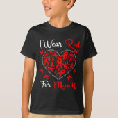 Heart Disease Awareness Month Open Heart Diseases  Tシャツ (正面)