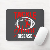 Heart Disease Awareness Red Heart Tackle Heart Dis マウスパッド (マウス)