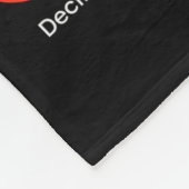 Heart Disease Awareness Red Ribbon Heart Attack Su フリースブランケット (角)