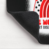 Heart Disease Awareness Supporting In February We マウスパッド (コーナー)