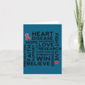Heart Disease Month Suprt Walk Tee  カード (正面)