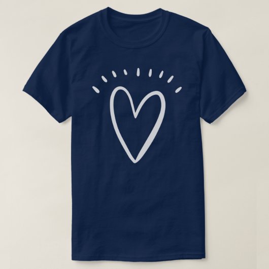 Heart Doodle Valentines Day  Tシャツ (デザイン正面)
