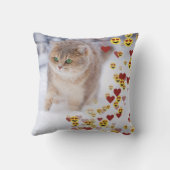 Heart Eye Emoji Customizable クッション (裏面)