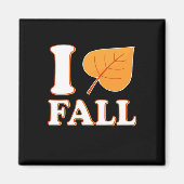 Heart Fall It’s Fall Y’all Creative Casual マグネット (正面)