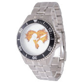 Heart flame men’s watch  腕時計 (アングル)