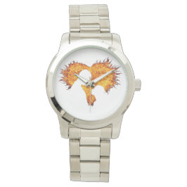 Heart flame women's watch  腕時計