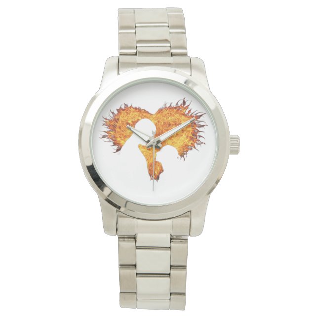 Heart flame women's watch  腕時計 (正面)