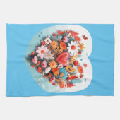 Heart flower キッチンタオル (横)
