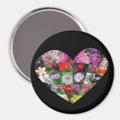 Heart_Flowers マグネット (正面/裏面)
