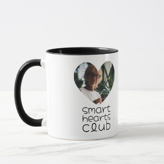 Heart Frame Photo Mug Teacher Appreciation Gift マグカップ (左)