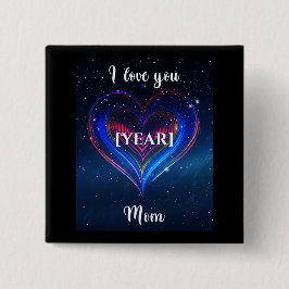 Heart Galaxy Pin / Pin Corazón Galaxia 缶バッジ