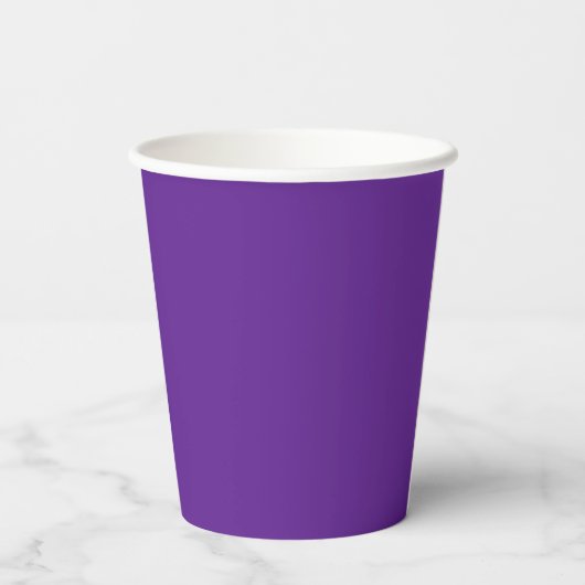 Heart Gemstone Purple Paper Cups 紙コップ (裏面)