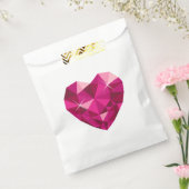 Heart Gemstone White フェイバーバッグ (封をした状態)