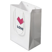 Heart Gift Bag ミディアムペーパーバッグ (裏面アングル)