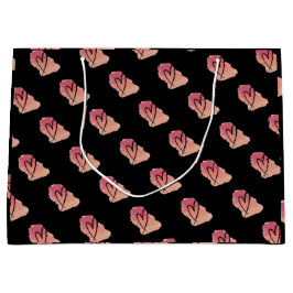 Heart gift bag ラージペーパーバッグ