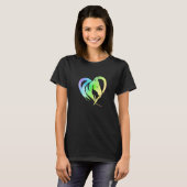 Heart Graphic Horse Lover Equestrian Rider Horses  Tシャツ (正面フル)