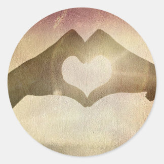 Heart Hands ラウンドシール