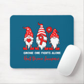Heart Health Gnome Heart Disease Awareness Chd Red マウスパッド (マウス)