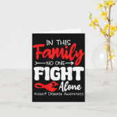 Heart Health Heart Disease Awareness Chd Family Su カード (黄色い花)