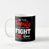 Heart Health Heart Disease Awareness Chd Family Su コーヒーマグカップ (左)