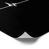 Heart Health Heart Disease Awareness Heartbeat Wom ポスター (角)