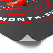 Heart Health Month February American Heart Health  ポスター (角)