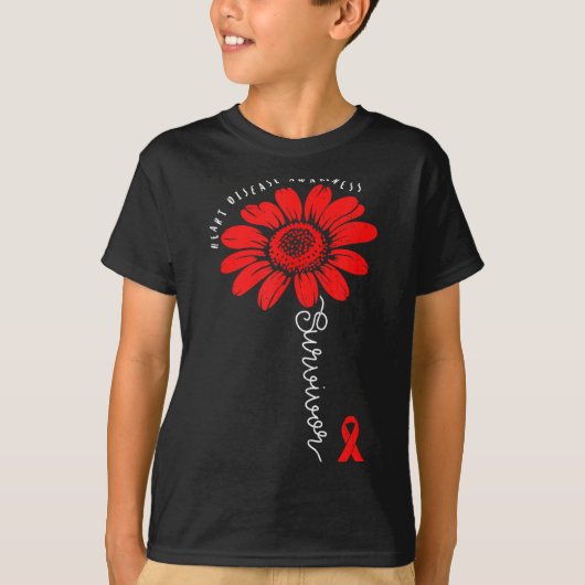 Heart Health Survivor Heart Disease Awareness Chd  Tシャツ (正面)