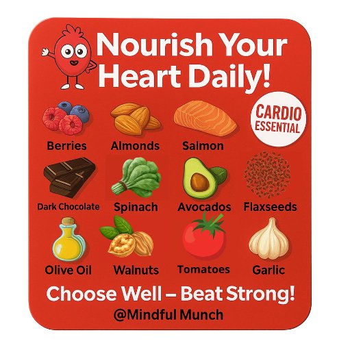❤️ Heart Healthy Fridge Magnet マグネット