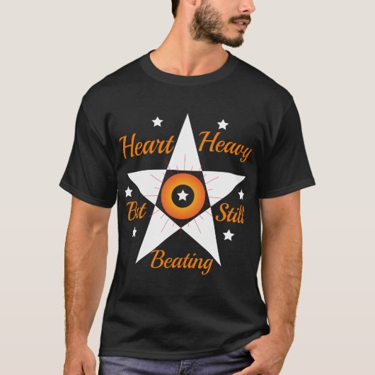 HEART HEAVY ベーシック ダークTシャツ Tシャツ (正面)