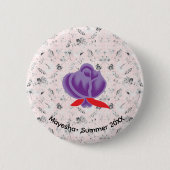 Heart & Horn Buttons | HTML Generator Tools 缶バッジ (正面)