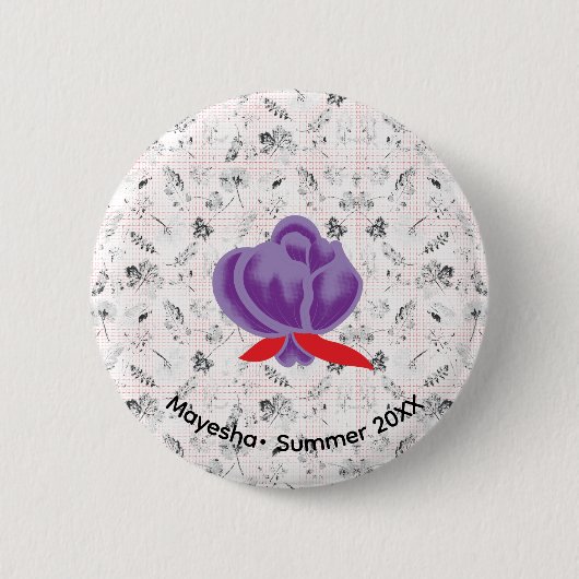 Heart & Horn Buttons | HTML Generator Tools 缶バッジ (正面)