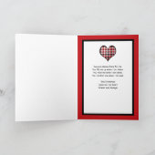 Heart Husband Christmas Card カード (内部)
