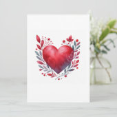 heart illustration 招待状 (スタンド正面)