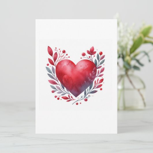 heart illustration 招待状 (スタンド正面)