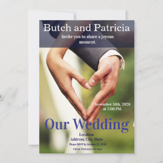 Heart In Hands 招待状