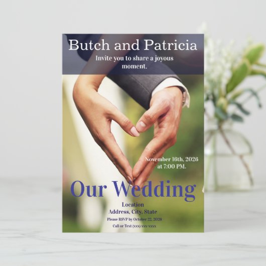 Heart In Hands 招待状 (スタンド正面)