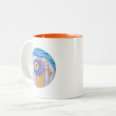 Heart in Hands Cir Ps 139:24, dig signed, titled, ツートーンマグカップ (正面左)