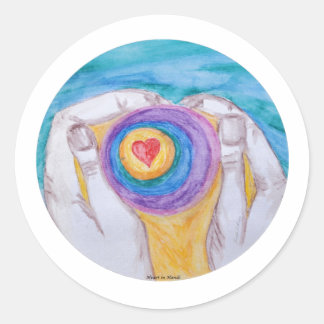 Heart In Hands Circle, No Saying, Title, Dig Sig ラウンドシール