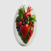 heart in health オーナメント (正面)